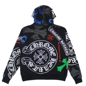 Chrome Hearts Multicolor Logo Stencil Pullover Hoodie