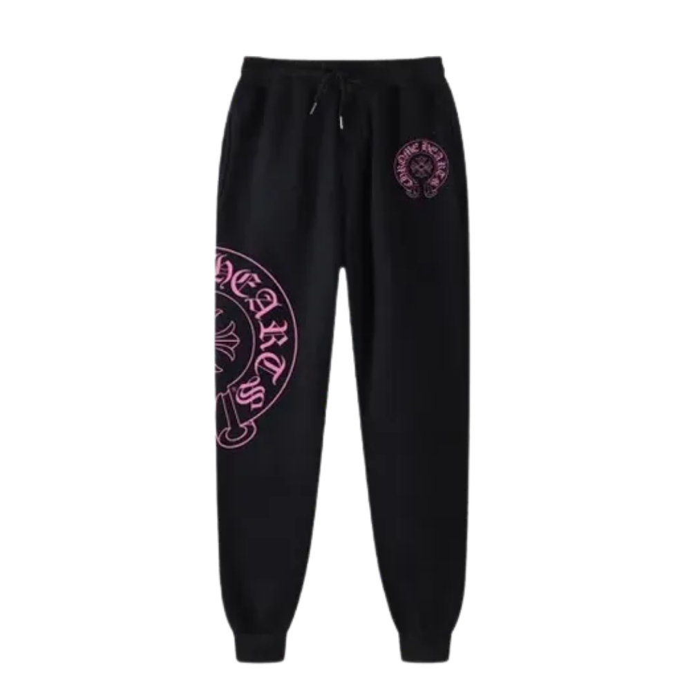 Pink Horseshoe Chrome Hearts Sweatpants